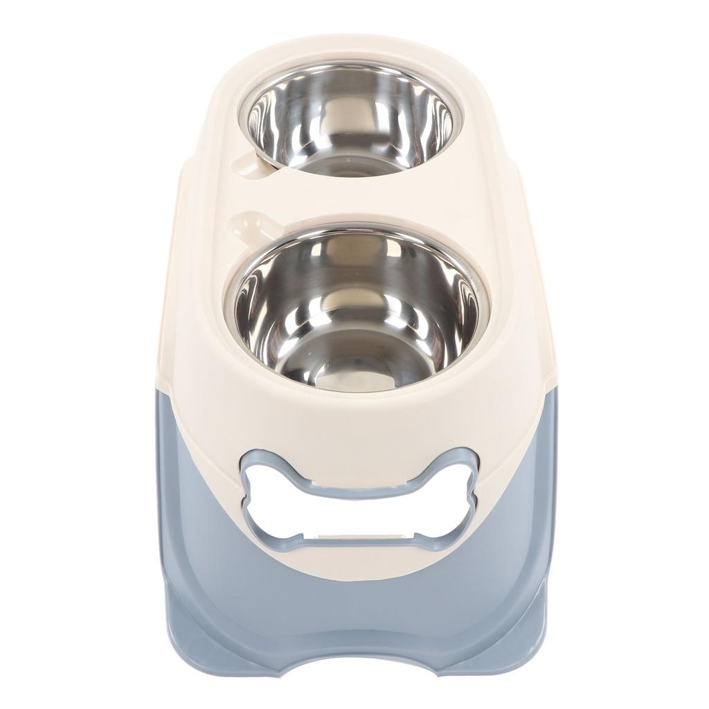 Raised Pet Bowls Neck Guard Slip Resistant Bottom Stable Removable Elevated Cat Bowls for Home