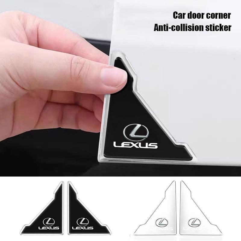 Lexus Car Stickers Door Corner Anti-collision Silicone Stickers For Lexus RX330 IS250 Ct200h ES300h RX350 IS300h Car SuppliesYR7