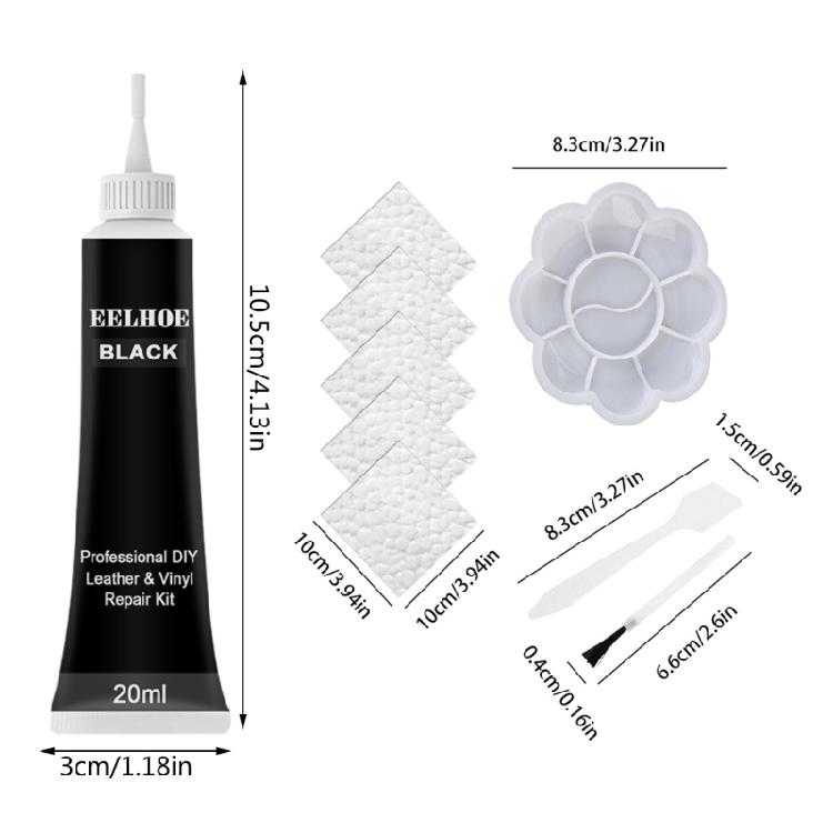 Leather Color Restorer Leather Recoloring Balm Leather Repair Kit Scratch Filler