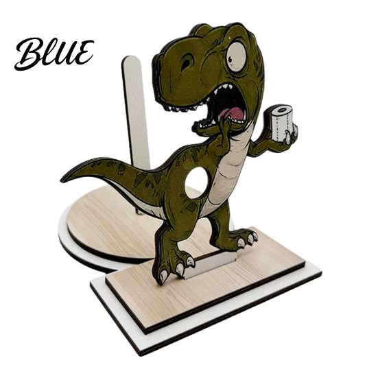 Funny Animal Toilet Roll Stand Paper Holder  Creative Shape Dispenser  Vertical Stable Tissue Rustic Log Style Storage Rack  Solid Wood for