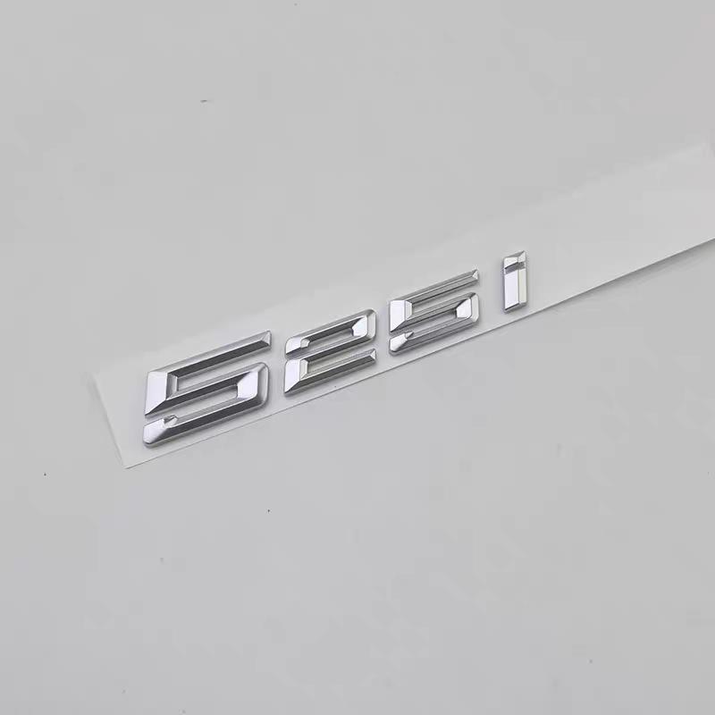 For BMW New 5 Series Car Trunk Letters Logo Emblem Sticker 520i 525i 528i 530i 535i 540i G30 G31 G60 G61 2024 2025 Badge Decals Yp2