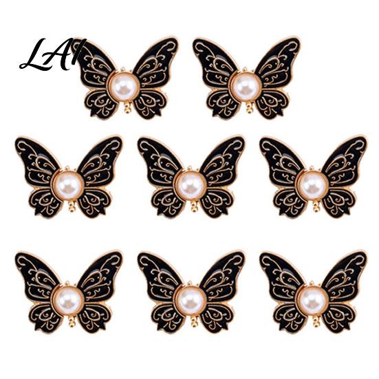 Butterfly Shape Button Pin Waist Tightener Pins No-Sew Pants Tighteners Removable Jeans Reducer Pins for Loose Skirts Dresses Stylish