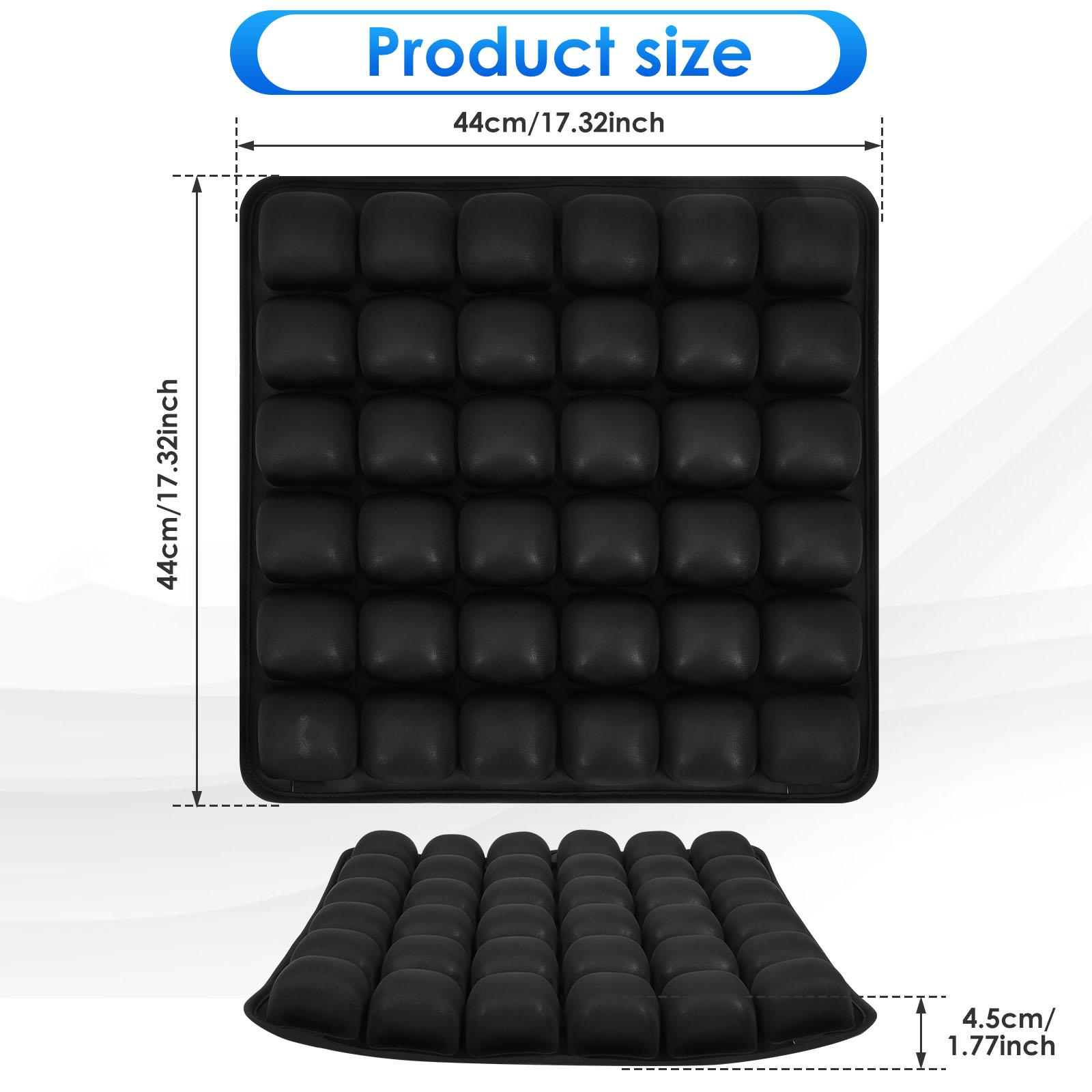 

Inflatable Seat Cushion 3D Air Bags Travel Cushion Lightweight Breathable Anti Pressure Ulcer Cushion for Car Office Chair Home 1Pc