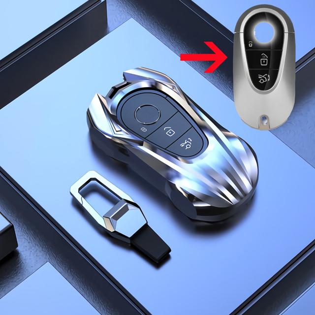 

1 х чехол для автомобильного ключа из цинкового сплава для Mercedes Benz ACESG Class GLC CLE CLA GLB GLS W177 W205 W213 W222 X167 AMG чехол для ключа