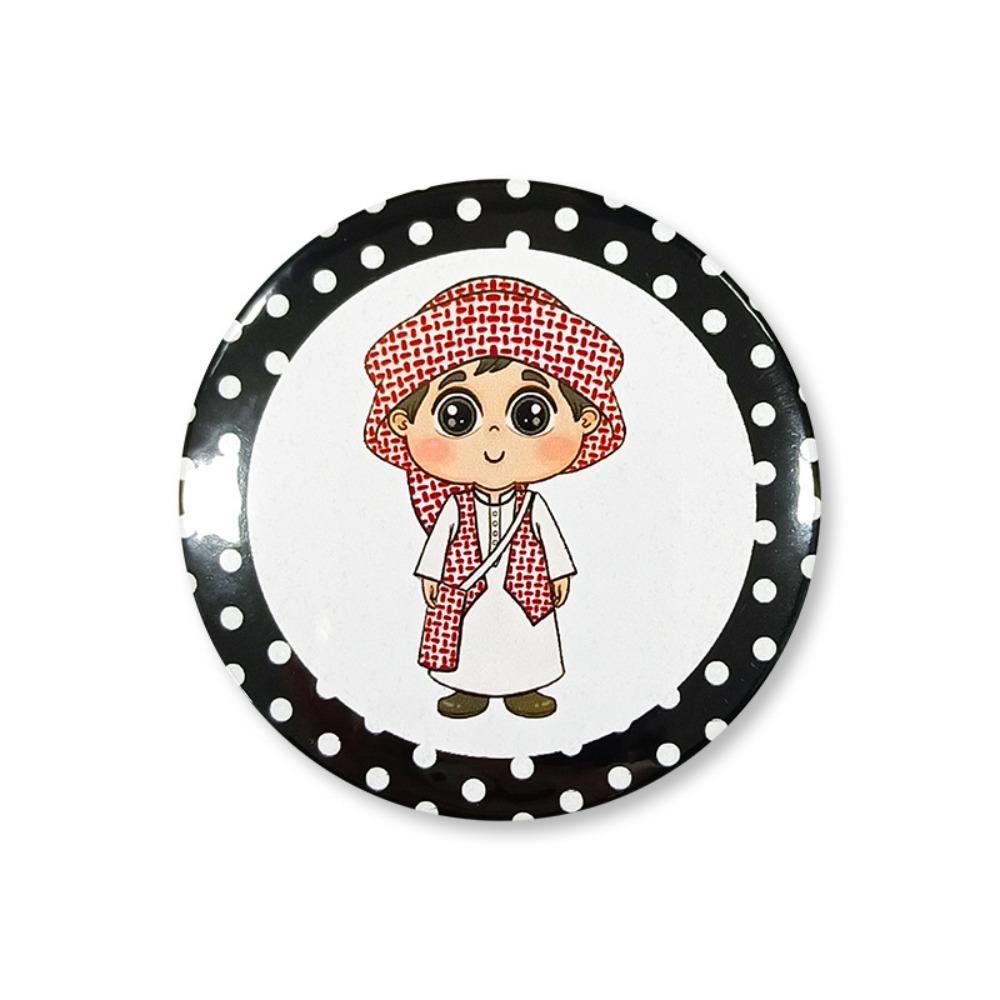 

Star Moon Eid Mubarak Badges Cartoon Moon Things Pin Creative Festival Badge Pins Middle Party Style 2