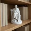 Ornaments with Philosopher Shape Stable Base 3D Printed Sculpture Retro Literary Desktop Decoration for Study Room Office Entrance Hall