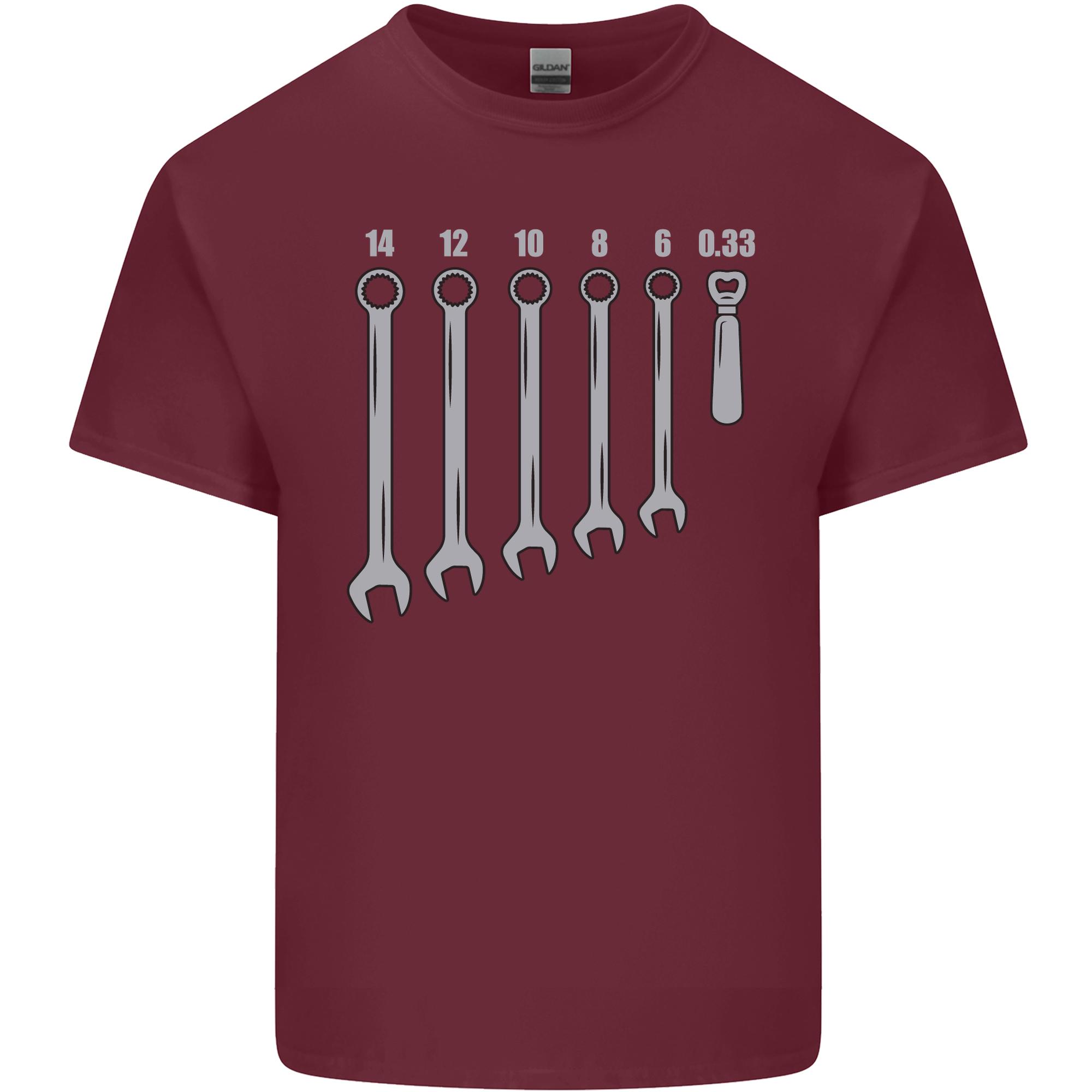 Beer Spanners Funny Mechanic Alcohol DIY Unisexs Light Cotton TShirt S