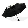 1pc Music Theme pattern Umbrella Portable Folding Umbrella Iron Frame Hole Bone Structure Outdoor Home Umbrella