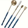 Colored Copper Incense Tool, Blue Burning Copper Incense Spoon, Incense Shovel, Incense Tool Accessories
