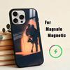 Singer-Diamant Noir  Phone Case For iPhone17,16,15,14,13,12,11 Plus,Pro Magnetic For Magsafe Wireless Charging