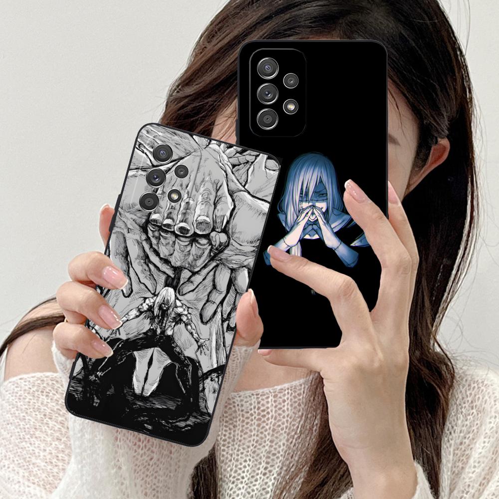 JJK Mahito Phone Case for Samsung Galaxy M55 54 42 35 34 33 32 23 22 15 14 13 12 F55 5G Soft TPU Shockproof Cover