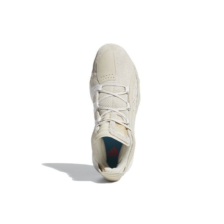Adidas D Lillard 6 Gca Leather Comfortable Versatile Non-Slip Low-Top Basketball Shoes Men sneaker Yellow White FX9024