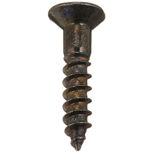 Scud Escutcheon Screw, Front, Metric, Flat Head, 8P, Black, PSH-08BH