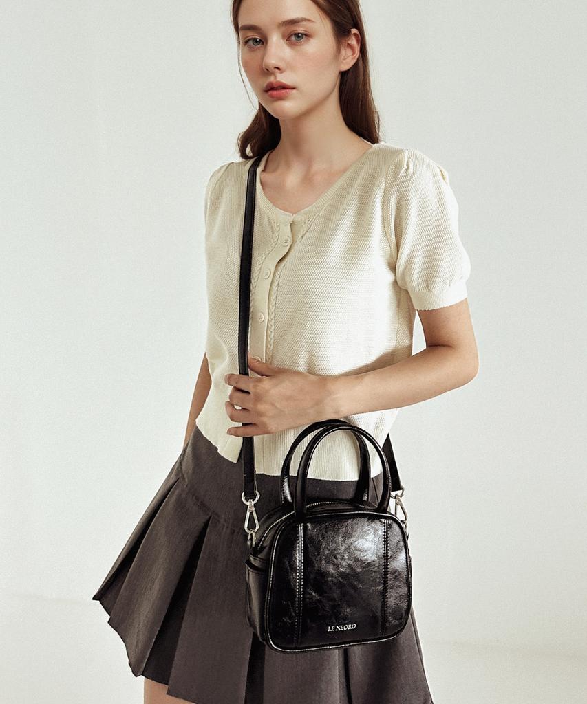 Leneoro Pierce Handle Crossbody Bag (5 Colors)