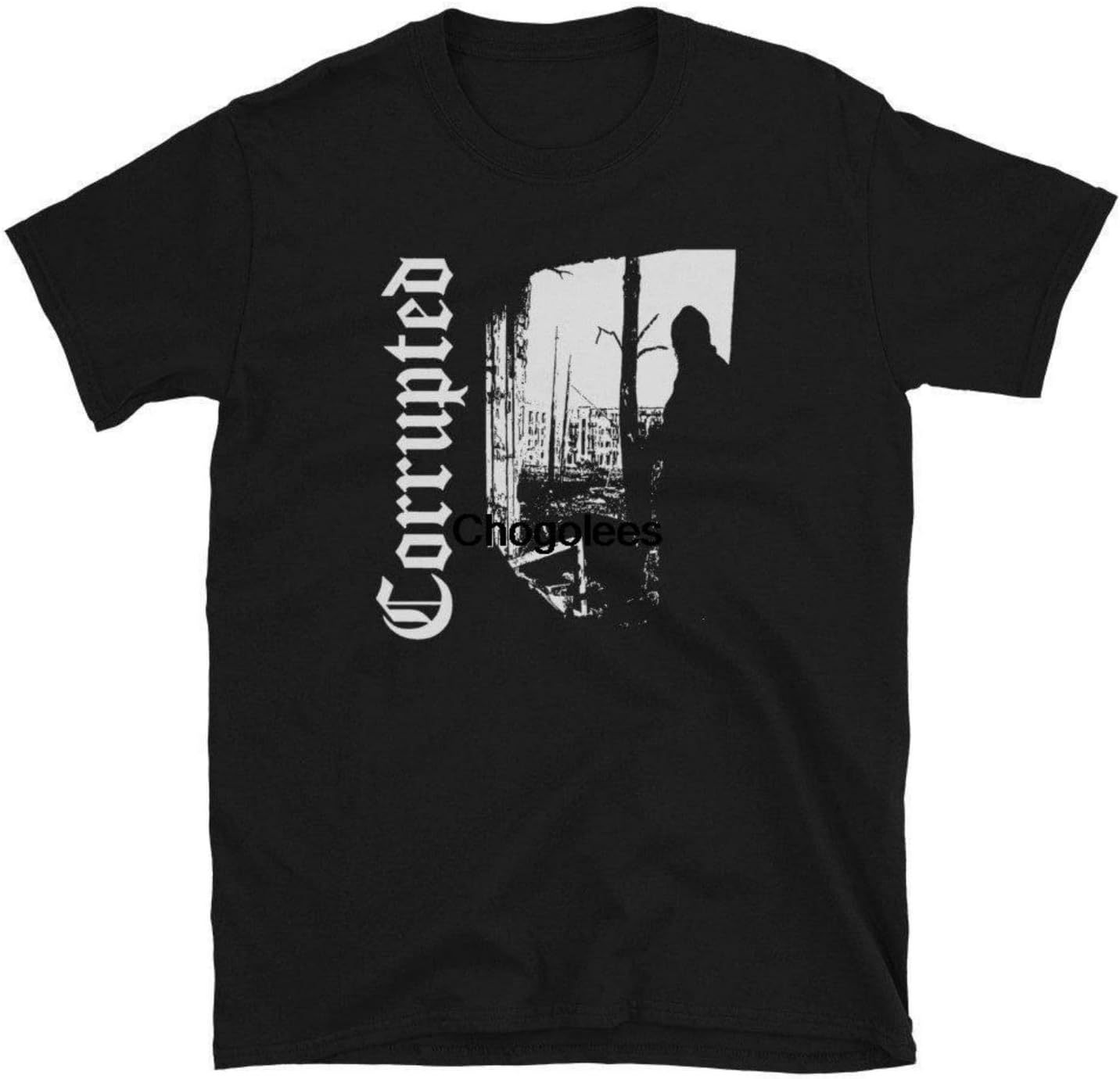 Corrupted Men T Shirt Casual Short Sleeve XS чёрный