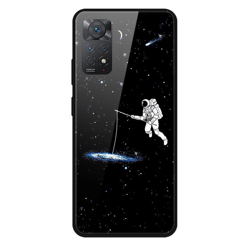 Fashion Glass Cover For Xiaomi Redmi Note 10 / Note 11 / Note 12 Case Tempered Glass Covers for Xiaomi Redmi Note 12 4G Case