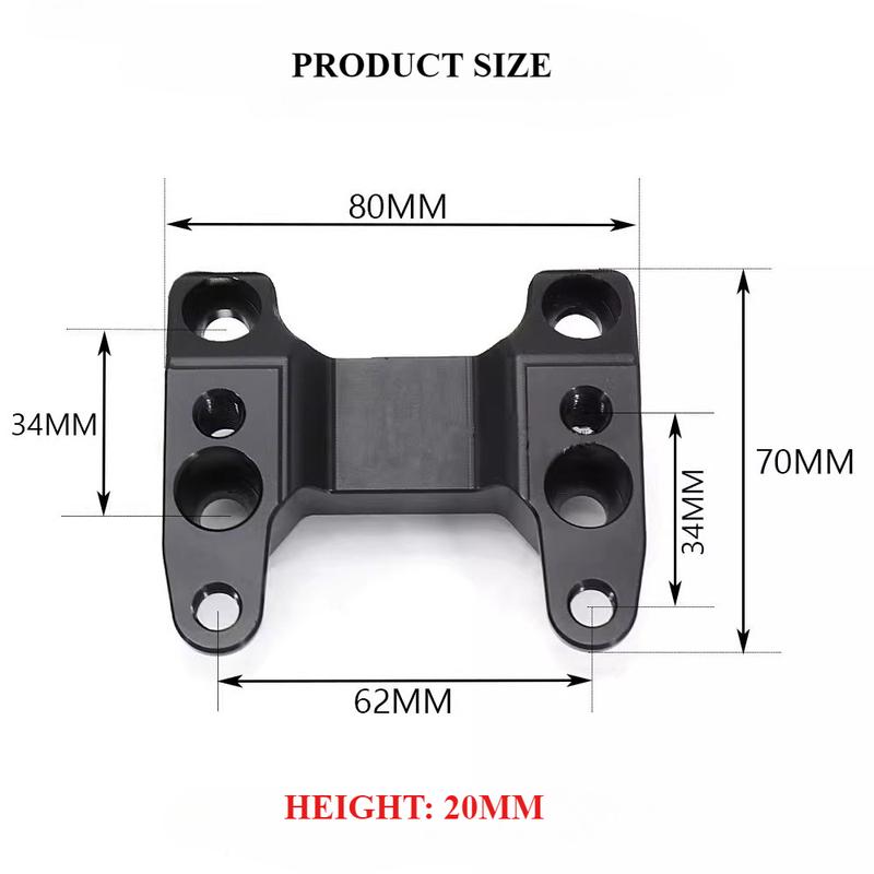 Motorcycle Upper Riser Clamp Handlebar Riser Kit CNC Handle Bar Raiser Extend Mount Clamp Adapte For Yamaha TMAX560 T-MAX 560