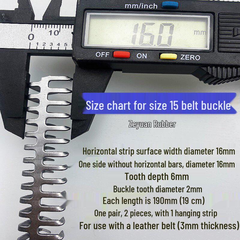 Wolf Tooth Carbon Steel Conveyor Belt Joint Buckle for Light Duty and Mining Canvas Belts