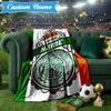 Coperta Personalizzata con Stemma Calcio Celtico Leggera Ideale per Letto Perfetta per Viaggi, Campeggio, Soggiorni, Divani, Regalo di Natale