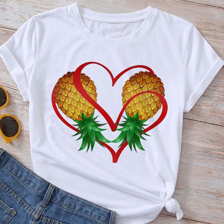 Nowy Damski T-Shirt Modne Bluzki Lato Koszulki z Nadrukiem Damskie Krótki Rękaw Casualowe T-Shirty Pani Dziewczyny Streetwear