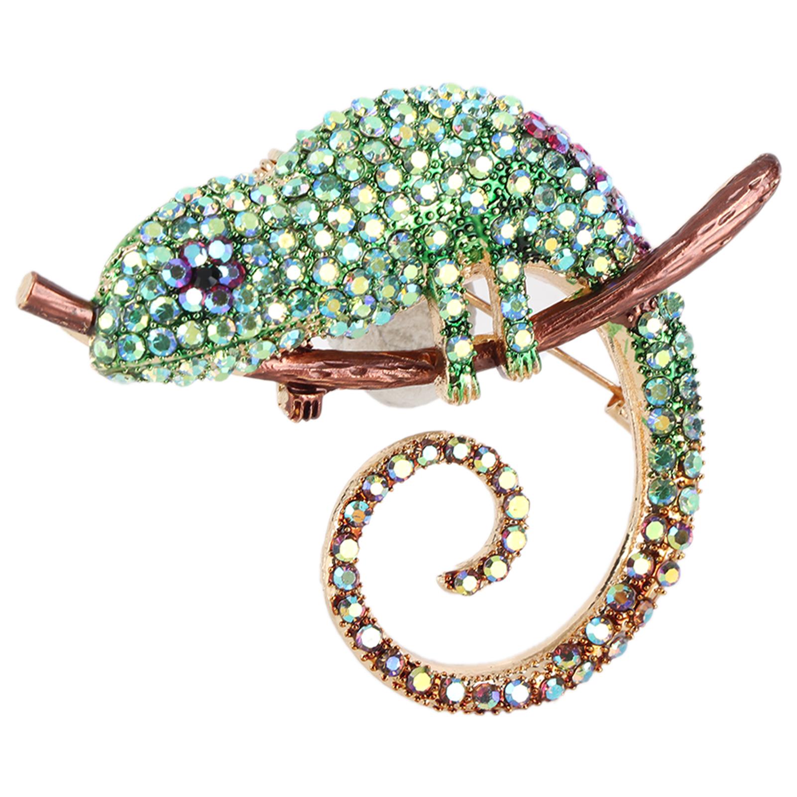 Брошь Модный дизайн Анол Внешний вид Тонкая работа Красивый внешний вид Легкая брошь зелёный