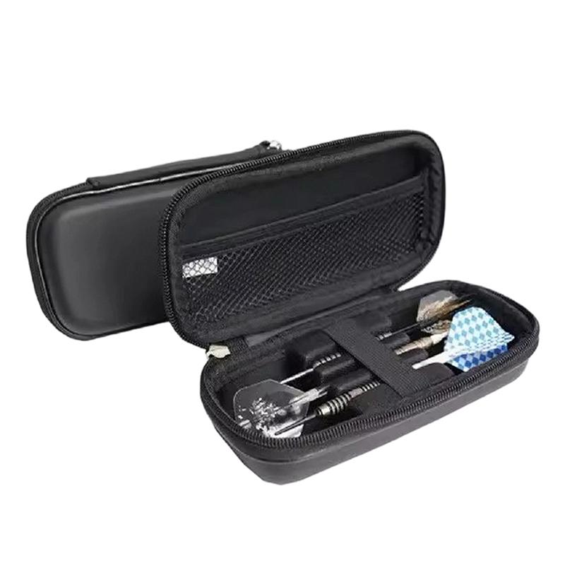 1Pc Eva Boomerang Tip Bag Organizer 3-Cell Carrying Case Steel Plastic Tips Shaft Storage Pouch For Sports & Outdoors