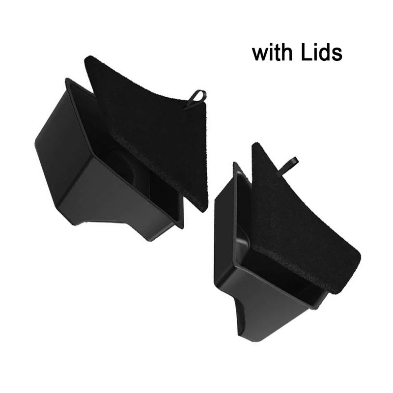 1 Pair Trunk Storage Bin Rear Trunk Organizer Car Side Storage Box Car Trunk Box Fit for Newest Tesla Model 3+ 2024