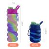 Silicone Active Bottle Creative Foldable Lightweight To Carry Mountaineering Water Cup Outdoor Activity Bicycle Retractable Bottle