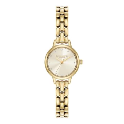 OLIVIA BURTON Classics Mini 23mm Silver White Sunray Gold Bracelet 24000220