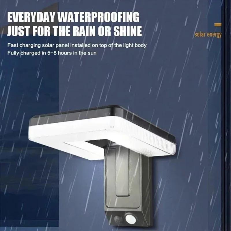 Foldable LED 120° Solar Light Outdoor Wall Lamp Waterproof Spotlights Lamp Motion Sensor Solar 3 Modes Street Light Garden Decor