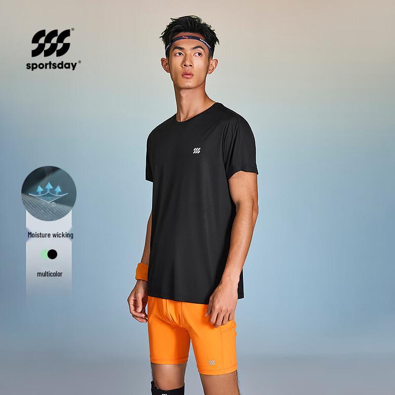 HLA Men s Short Sleeve Running Sports T-Shirt 4XL