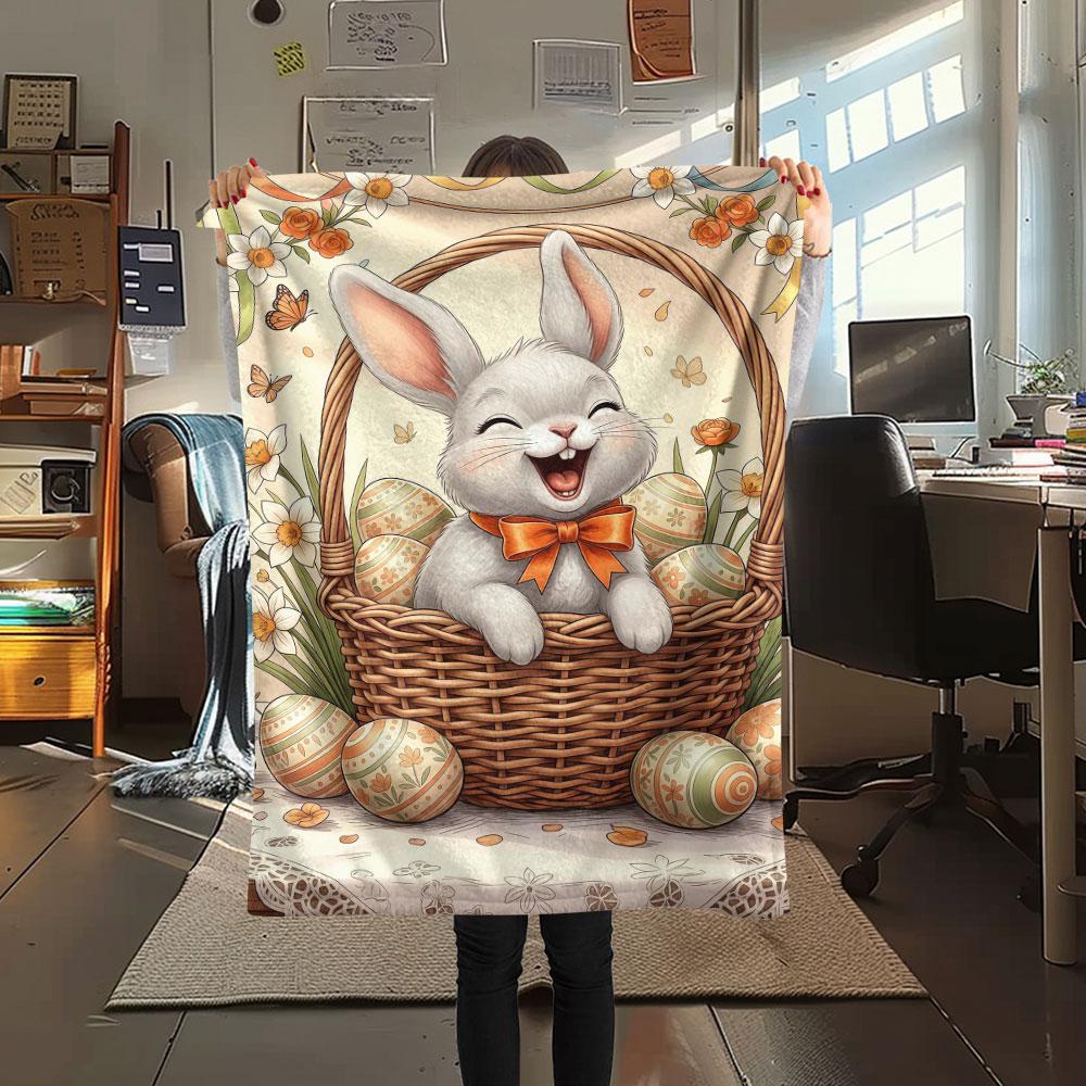1Pc Basketsanimals Print Flannel Blanket, High Quality Comfortable for All Seasons, Home Decor, Warmth and Comfort, Perfect for Christmas Gifts