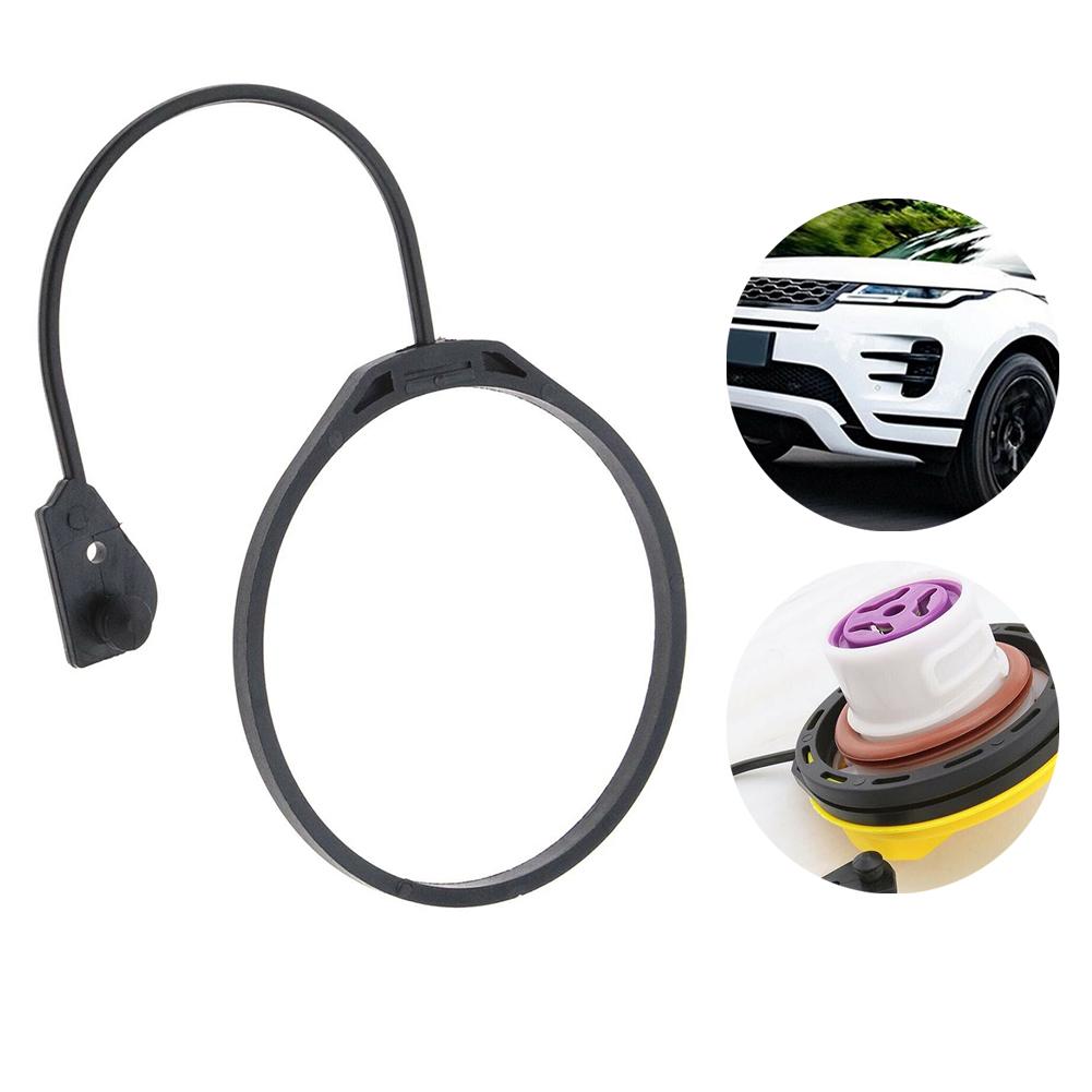 Fuel Tank Cap Rope Rubber Vehicle Accessories Black