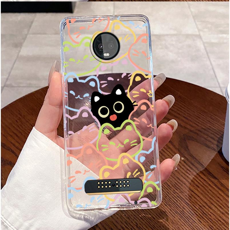 Für Motorola Moto Z3 Play XT1929 Hülle Klar Luxus Niedlich Liebeshase Lustig TPU Weiches Silikon Handyhülle Moto Z3 Play Rückabdeckung