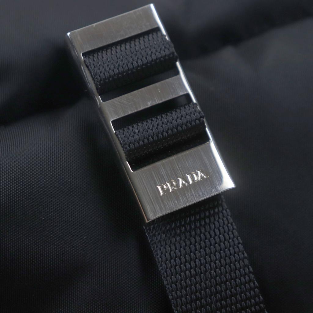 PRADA Shoulder Bag Testo Montagna black Test mens 2VH021 Used