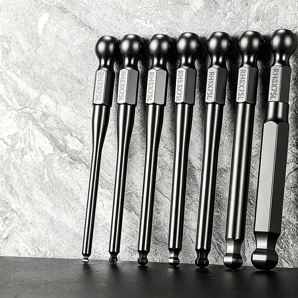 Ball End Ball End Hex Bit Steel Power Tool Accessories New Hex Screwdriver Bit