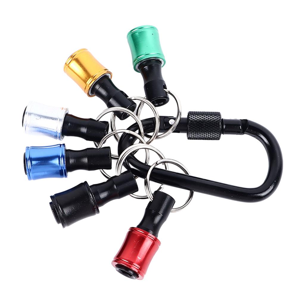 Keychain Drill Screw Adapter 14in Hex Shank Screwdriver Bit Holder Portable Fast Change Extension
