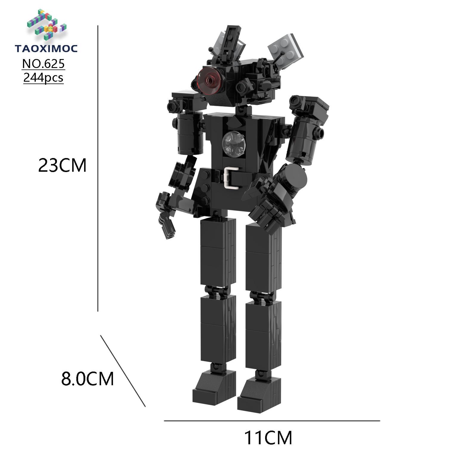 

Строительные блоки Skibidi Titan TV Man, популярные видеоперсонажи «Туалет против фотографа», игровые модели, блоки коллекционного издания, отличный подарок для детей