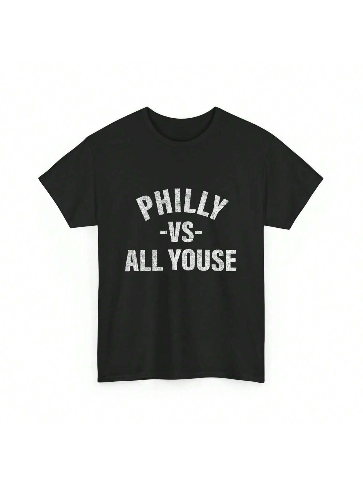 Philly Vs All Youse T Shirt Funny Philadelphia Slang S разноцветный