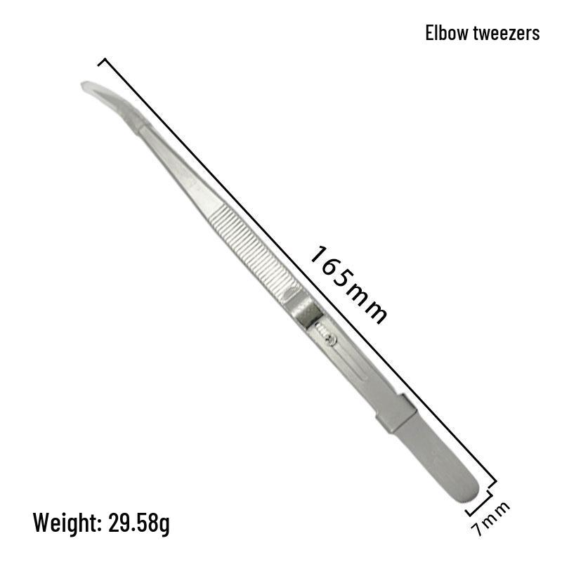 

Diamond Locking Stainless Steel Jewelry Tweezers for Gemstones