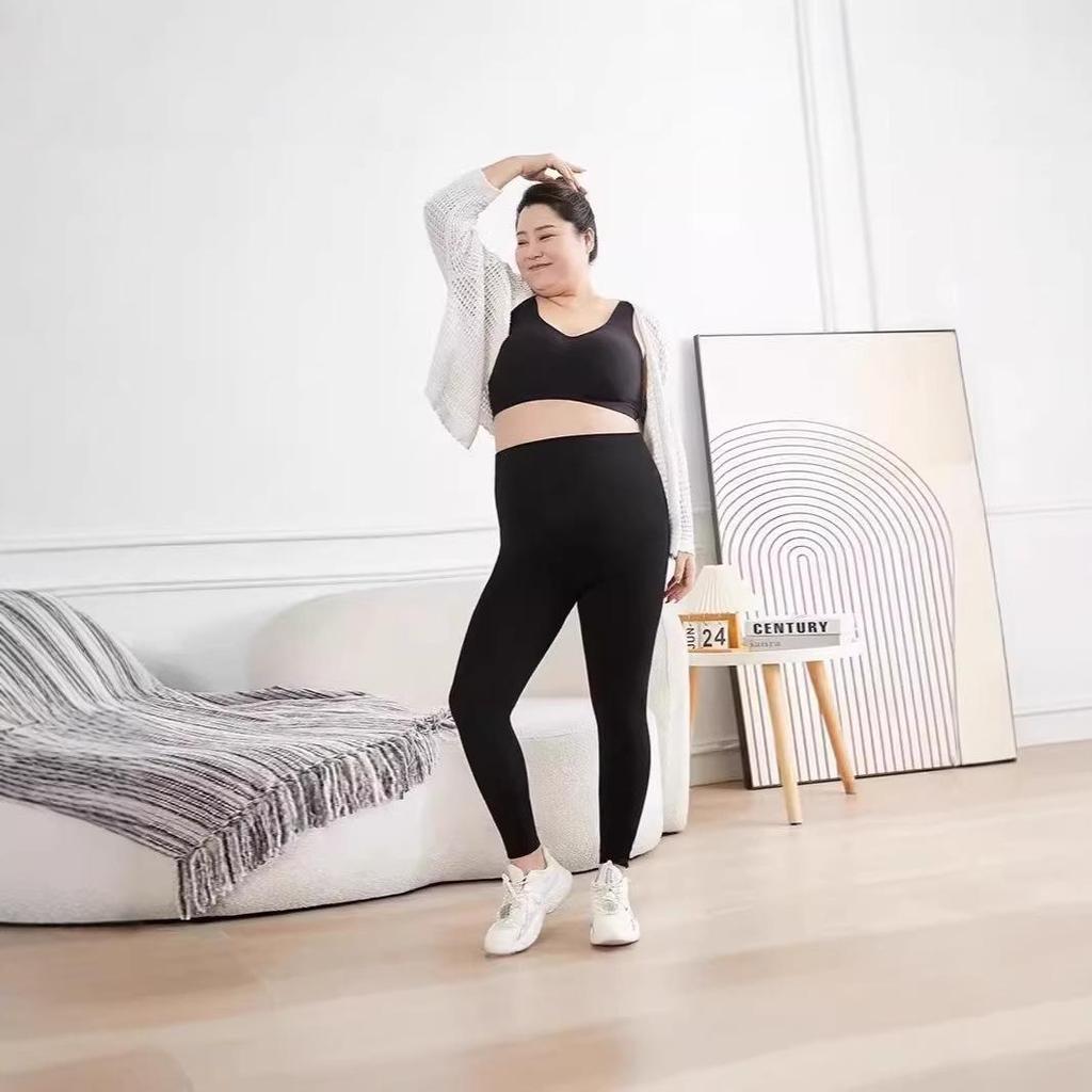 Large High-Waist Summer Seamless Women's Stretch Breathable Casual Sports Black Modal 5-Point Shorts