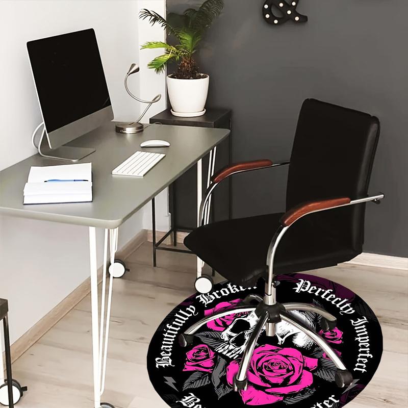 

1pc Office Carpet Chair Mats Beautifully Broken Perfectly Imperfect Perfect for Decorating Office Chairs, Living Rooms, Or Bedrooms.YDT214 80cm by 80cm