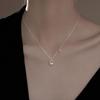 Women's High-Quality Minimalist Silver Double Chain Necklace