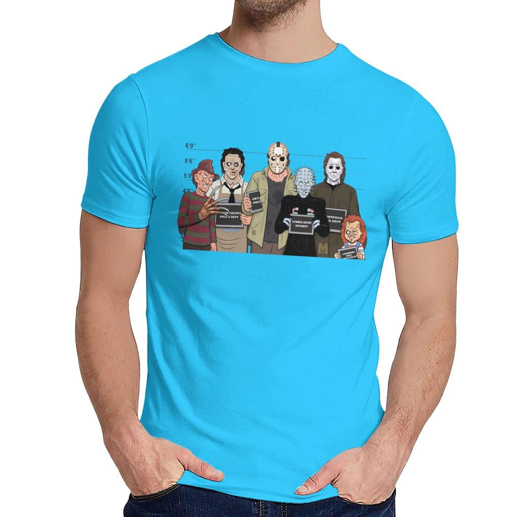O Neck Stephen King Horror Tee Usual Suspects Serial Killers Horror Movie T Shirt Arrival