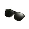 Myopia Polarizing Clip Sunglasses Men's Big Box Sunglasses Fashion Sunglasses Color-changing Clip Glasses For Outdoor Activities