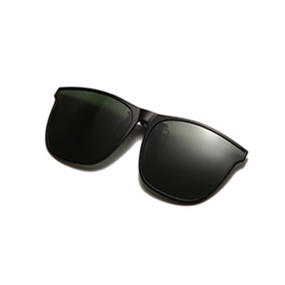 Myopia Polarizing Clip Sunglasses Men's Big Box Sunglasses Fashion Sunglasses Color-changing Clip Glasses For Outdoor Activities