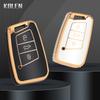Fashion Tpu Car Remote Key Case Cover Shell Fob For Vw Volkseagen Passat B8 Magotan For Skoda Superb A7 Kodiaq Seat Accessories