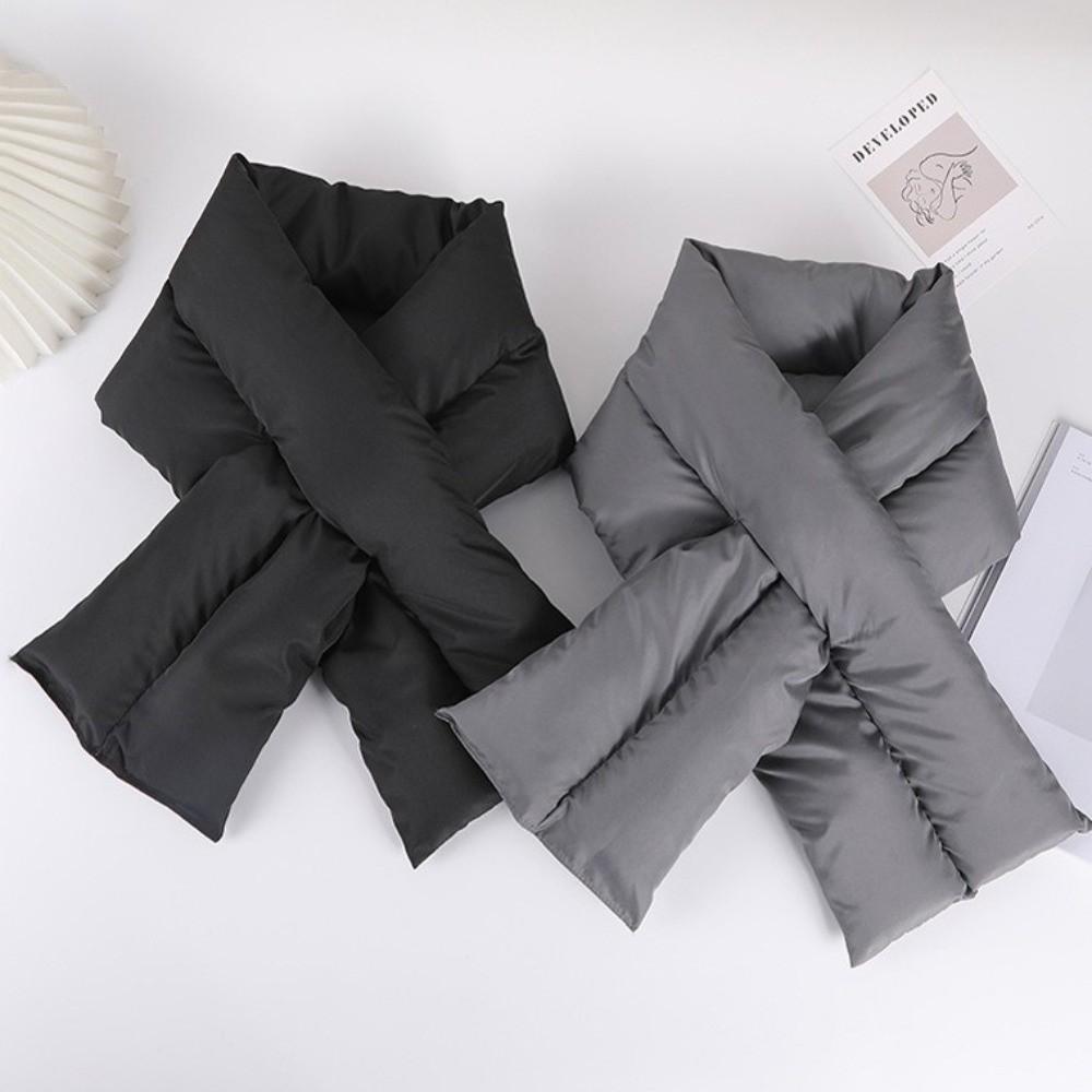 Warm Winter Scarf Down Cotton Skiing Scarve Simple Fashion Neck Warmer Women Men