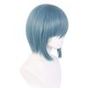 Anime Cosplay Wig, Miki Sayaka Sky Blue Short Bob High-Temperature Fiber Synthetic Hairpiece
