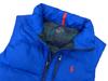 POLO RALPH LAUREN Performance Down Size ROYAL Men's Double-Zip Vest, L, (Product Code 0101841)